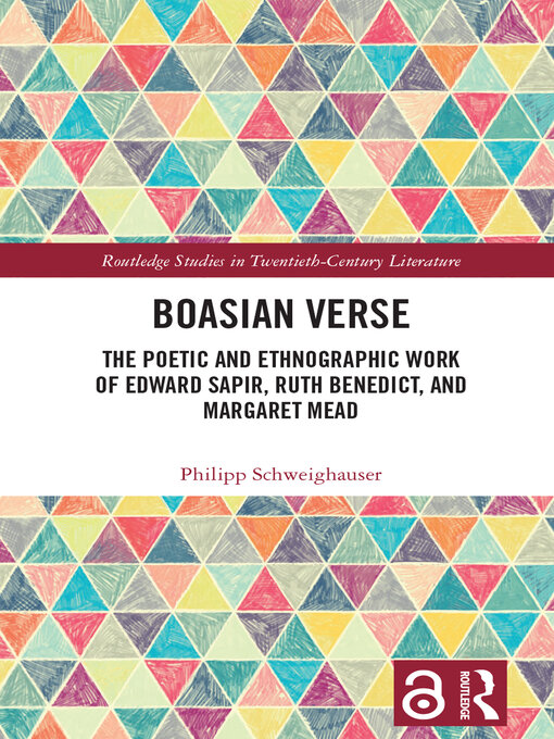 Title details for Boasian Verse by Philipp Schweighauser - Available